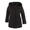 Ital-Design Damen Winterjacke Von NATURE Gr. 3XL/46 - Black