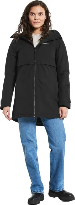 Didriksons Helle Parka 5 Übergangsjacke Damen Black Schwarz 42 -DIDRIKSONS Verkäufe 037cfa2c281287dc835145909acc859d