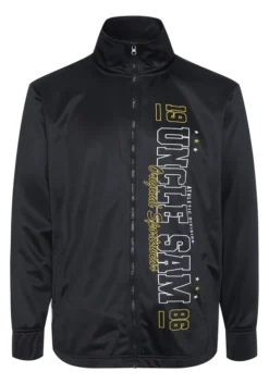 Uncle Sam Sweatjacke Aus Pflegeleichter Kunstfaser