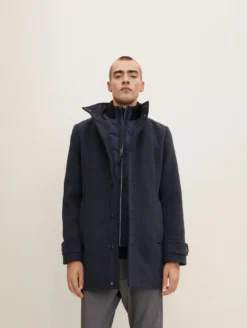Tom Tailor Herren Jacke 1032506 Navy Blue Structure -DIDRIKSONS Verkäufe 08a72a84328b2c8169226d93136f7b70