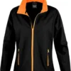 Result Ladies Soft Shell Jacke - Wasserabweisend - Farbe: Black/Orange - Größe: XL -DIDRIKSONS Verkäufe 09d380844e679f9ff456a52cb12236c0