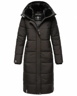 Marikoo Damen Winterjacke Parka Stepp Mantel Kunstfell Gefüttert Kapuze RELIZIAA Schwarz Gr. 44 - XXL -DIDRIKSONS Verkäufe 0a550c6fa59227dc9c8f2287a5150795