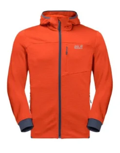 JACK WOLFSKIN Hydro Grid Fleecejacke Herren Orange S