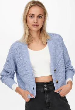 Only Cardigan Damen ONLCAROLSPRING L/S CARDIG Größe XL, Farbe: 213991 Blue Heron -DIDRIKSONS Verkäufe 0e43d4e7656b22099d4b6cda321d4431