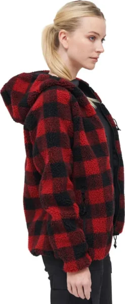 Brandit Ladies - Teddyfleece Jacke Rot / Schwarz - S -DIDRIKSONS Verkäufe 0f5949d0bc16485483b0481dae7fc4cd