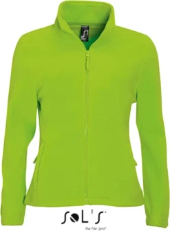 SOL'S Damen Fleecejacke North Mit Antipilling-Fleece - Farbe: Lime - Größe: M