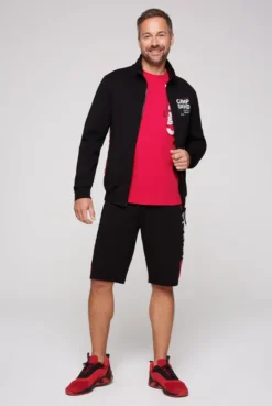 Camp David Sweatjacke Mit Logo , Größe:L, Farbe:Schwarz -DIDRIKSONS Verkäufe 1745e03b4146496c67735726b4e33737