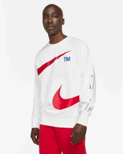 Nike M Nsw Swoosh Sbb Crew White/University Red L