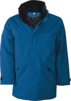 Kariban Herren Winter-Jacke Parka K677 Blau Light Royal Blue XXL