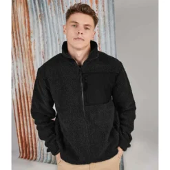 Front Row - Fleecejacke Recyceltes Material Für Herren/Damen Uni PC4707 (S) (Schwarz) -DIDRIKSONS Verkäufe 28460c46609082cf33196538514afccb