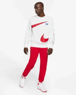 Nike M Nsw Swoosh Sbb Crew White/University Red L -DIDRIKSONS Verkäufe 29126ce17b474eb179a7b260524289f6