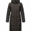 Marikoo Damen Winterjacke Parka Stepp Mantel Kunstfell Gefüttert Kapuze RELIZIAA Schwarz Gr. 44 - XXL -DIDRIKSONS Verkäufe 3615165bb998adfed32a291ecd649304