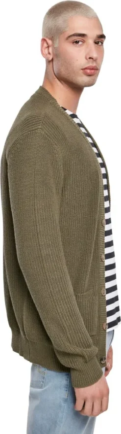 Urban Classics Cardigan/Strickjacke Boxy Cardigan Olive-L -DIDRIKSONS Verkäufe 394b74adad3205be013dd082c245818e