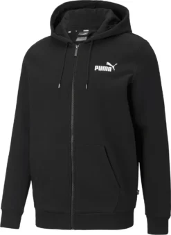 PUMA ESS Small Logo FZ Hoodie F PUMA BLACK L