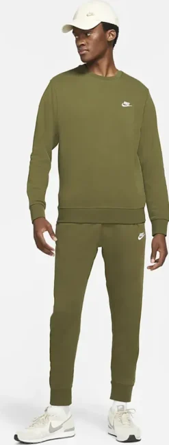 Nike M Nsw Club Crw Ft Rough Green/White L -DIDRIKSONS Verkäufe 3b9b00ad94f1595cb0a1be50476cebfa