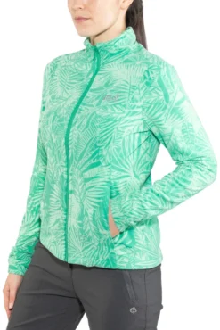 Jack Wolfskin Kiruna Jungle Fleecejacke Grün - Damen, Größe:M -DIDRIKSONS Verkäufe 43dfc43f6931b92a80d8fe7a6ae2c08d
