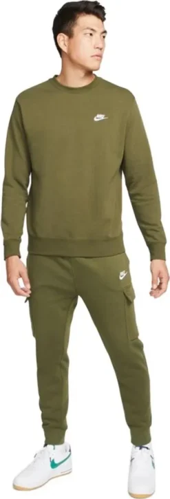 Nike M Nsw Club Crw Ft Rough Green/White L -DIDRIKSONS Verkäufe 4413591763ef89e93a6a0a2ef5953e36