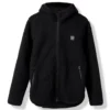 H2O Langli Hooded Pile Jacket Fleecejacke Mit Kapuze Uni Black Schwarz S
