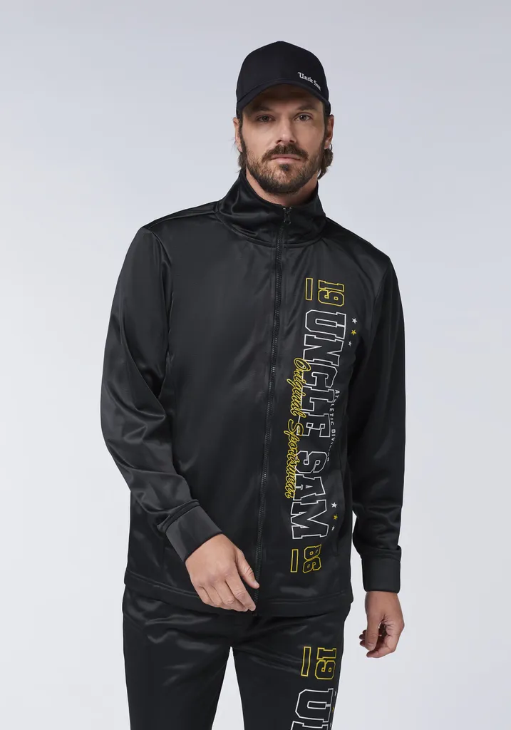 Uncle Sam Sweatjacke Aus Pflegeleichter Kunstfaser 5 Uncle Sam Sweatjacke Aus Pflegeleichter Kunstfaser – Bild 3