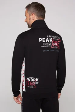 Camp David Sweatjacke Mit Logo , Größe:L, Farbe:Schwarz -DIDRIKSONS Verkäufe 4b3007d4786dab45edbeb4a43d46cba6