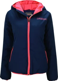 Kappa - Damen Winterjacke Ridona "navy" 303279-821 Kapuzen-Jacke Gr. S