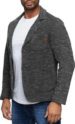 Reslad Herren Strick Sakko Blazer Strick-Jacke RS-1421 Anthrazit L -DIDRIKSONS Verkäufe 52217fd8386e86af8a065b1da473b8bd