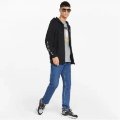 Puma Kapuzenjacke Herren Hoodie Mit Logo-Tape, Größe:XXXXL, Farbe:Schwarz -DIDRIKSONS Verkäufe 5754086e0223c0924e6333a4d5820f66