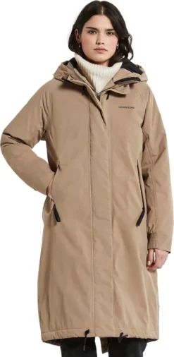 Didriksons Alicia Women's Parka Long 2, Größe_Bekleidung_NR:36, Didriksons_Farbe:beige -DIDRIKSONS Verkäufe 5a526d86227448e32b41c61fb341036e