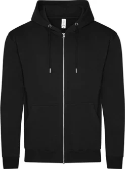 Just Hoods , Organic Zoodie , Deep Black , L