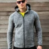 Result Herren Microfleece Hoodi, Integrierte Kapuze - Farbe: Grey/Black - Größe: L -DIDRIKSONS Verkäufe 6060372a4ce6b9d886797b186aa3df7c