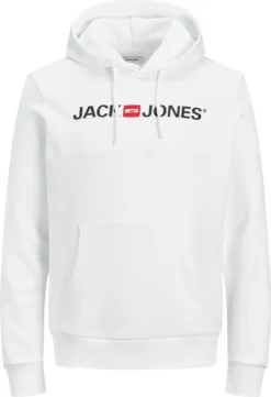 Jack & Jones Herren Sweatshirt 12137054 White -DIDRIKSONS Verkäufe 68c7549badaab327c6a98f81b8b90426