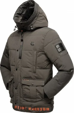Stone Harbour Herren Warme Winterjacke Steppjacke Parka Outdoor Mantel Admaroo Anthrazit Gr. L -DIDRIKSONS Verkäufe 695a5078fca4d1495dbc3a700e12958c