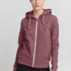 OXMO OXCelia Damen Sweatjacke Kapuzenjacke Hoodie Mit Kapuze