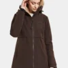 Didriksons Helle Women's Parka 5, Größe_Bekleidung_NR:36, Didriksons_Farbe:chocolate Brown