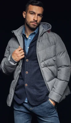 Ombre Herren Winterjacke Mit Kapuze Isoliert Jacke Herbst/ Winter Grau S-XXL C552 -DIDRIKSONS Verkäufe 7109315faf2ef497d2d06838f5717454