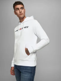 Jack & Jones Herren Sweatshirt 12137054 White -DIDRIKSONS Verkäufe 7410e186058ccd9c851ff2d408273574