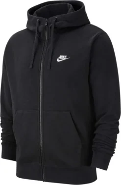 Nike M Nsw Club Hoodie Fz Bb Black/Black/White M -DIDRIKSONS Verkäufe 7416dc1990fd435acb5792977bce26cf 1