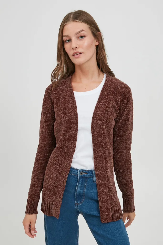 OXMO OXElisabet Damen Lange Strickjacke Grobstrick Cardigan Longstrickjacke 3 OXMO OXElisabet Damen Lange Strickjacke Grobstrick Cardigan Longstrickjacke
