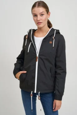 OXMO OXTilda Damen Übergangsjacke Jacke Mit Kapuze