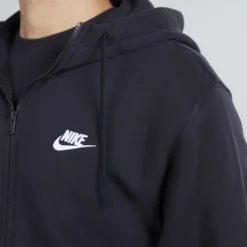 Nike M Nsw Club Hoodie Fz Bb Black/Black/White L -DIDRIKSONS Verkäufe 757e51cff78e215772e741f08bced1eb