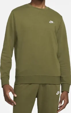 Nike M Nsw Club Crw Ft Rough Green/White L -DIDRIKSONS Verkäufe 7642357a5c807da985a111b2e5528a7d