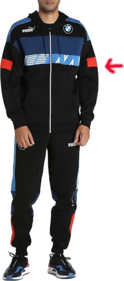 Puma BMW Motorsport SDS Sweat Kapuzenjacke, Größe:XL -DIDRIKSONS Verkäufe 767a66a5ae83b6fd7b0c859cb5c7903d
