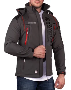 Geo Norway Herren Jacke Techno Dark Grey L -DIDRIKSONS Verkäufe 7a3927f87383ec491b9d1d95ba969ac9