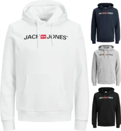 Jack & Jones Herren Sweatshirt 12137054 White -DIDRIKSONS Verkäufe 7a7c339db653184cb001550035e4b41e