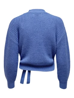 Only Damen Strickjacke Wickel Cardigan - OnlBreda Strick-Pullover Zum Binden, Farbe:Blau, Größe:M -DIDRIKSONS Verkäufe 7fb08582ee51b3e0b6a73359ee8116ae
