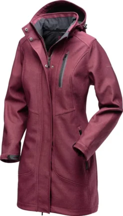 Reusch Damen Softshellmantel, Wasserdicht Und Mit Vielen Taschen