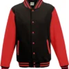 Just Hoods , Varsity Jacket , Jet Black , Fire Red , L 2 Just Hoods , Varsity Jacket , Jet Black , Fire Red , L -DIDRIKSONS Verkäufe 8267cd5297c3e8b4252eac1799bf555c