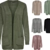 ONLY Female Strickjacke Cardigan, Farbe:Grau, Größe:M -DIDRIKSONS Verkäufe 8395307909025016b71634b7eaefafba 1