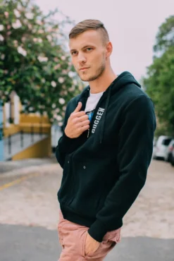 GUGGEN MOUNTAIN Herren Kapuzenjacke Kapuzenpullover Mit Fleece Hoodie Hooded Logo Sweater Sweatjacke Warmer Pullover Rei§verschluss Streetwear Langarm Kapuze Outdoor Sport Schwarz L -DIDRIKSONS Verkäufe 87f22093fa3b25f40e096c4887adb511