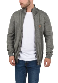 INDICODE IDAndy Herren Strickjacke Cardigan Grobstrick Pullover Mit Stehkragen Und Reißverschluss -DIDRIKSONS Verkäufe 89a6b768020e2aa6caa04d5396a7f71e